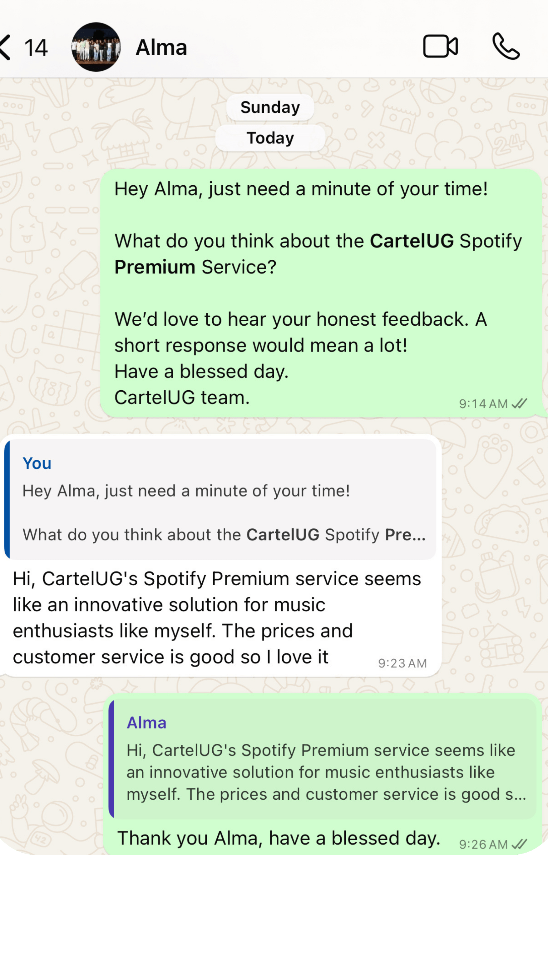 Spotify Feedback 3